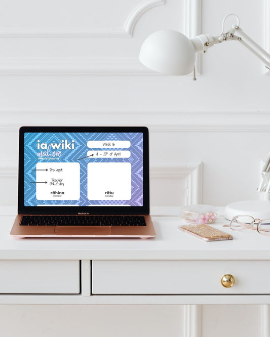 Tāwhirimātea-Inspired Weekly Planner| Digital Download