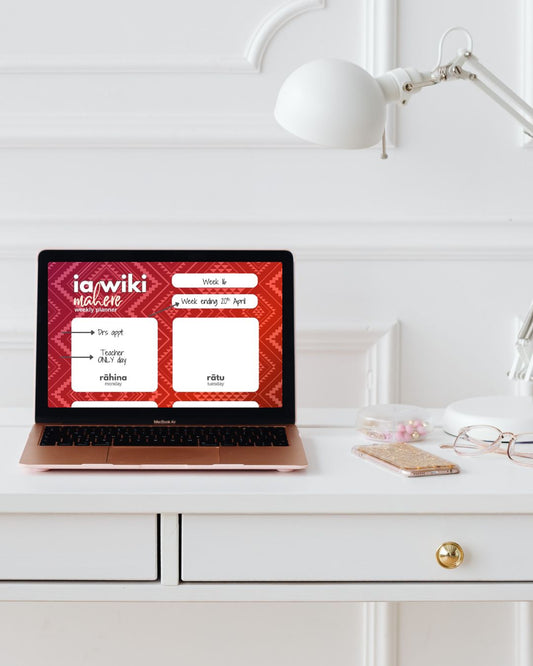 Tūmatauenga-Inspired Weekly Planner| Digital Download