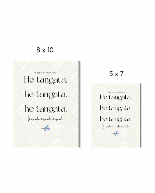 Whakataukī Māori | He tangata, he tangata, he tangata. | Instant download