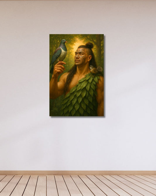 Tāne Mahuta – Atua of the Forest | Māori Wall Art Print (Unframed)