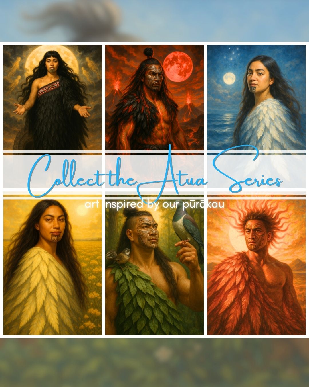 Tāne Mahuta – Atua of the Forest | Māori Wall Art Print (Unframed)