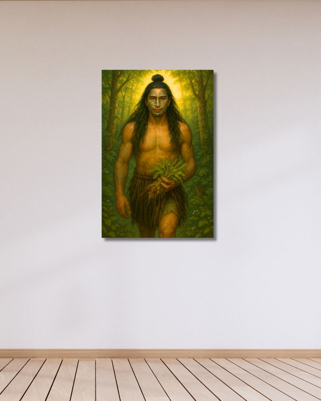 Haumia-tiketike – God of Wild Foods | Māori Wall Art Print (Unframed)