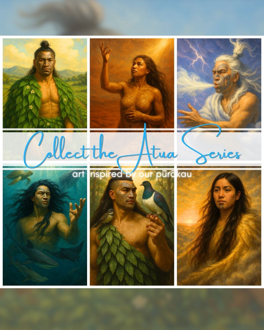 Rongo-mā-Tāne – God of Peace & Cultivation | Māori Wall Art Print (Unframed)