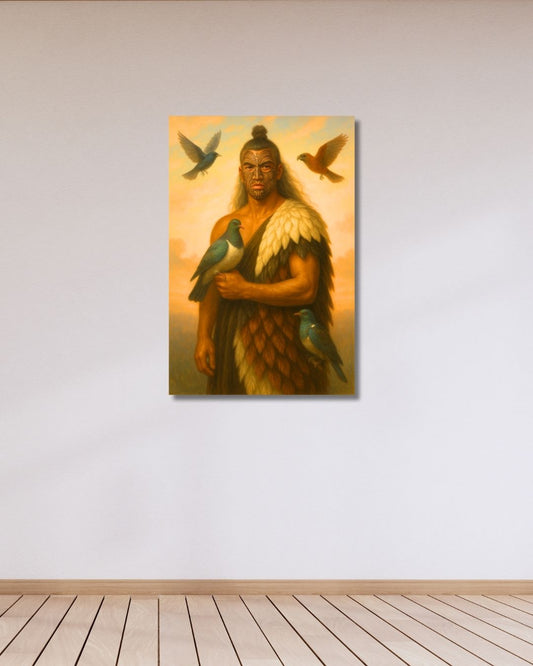 Rehua – (Star) God of Healing & Wellbeing | Māori Wall Art Print (Unframed)