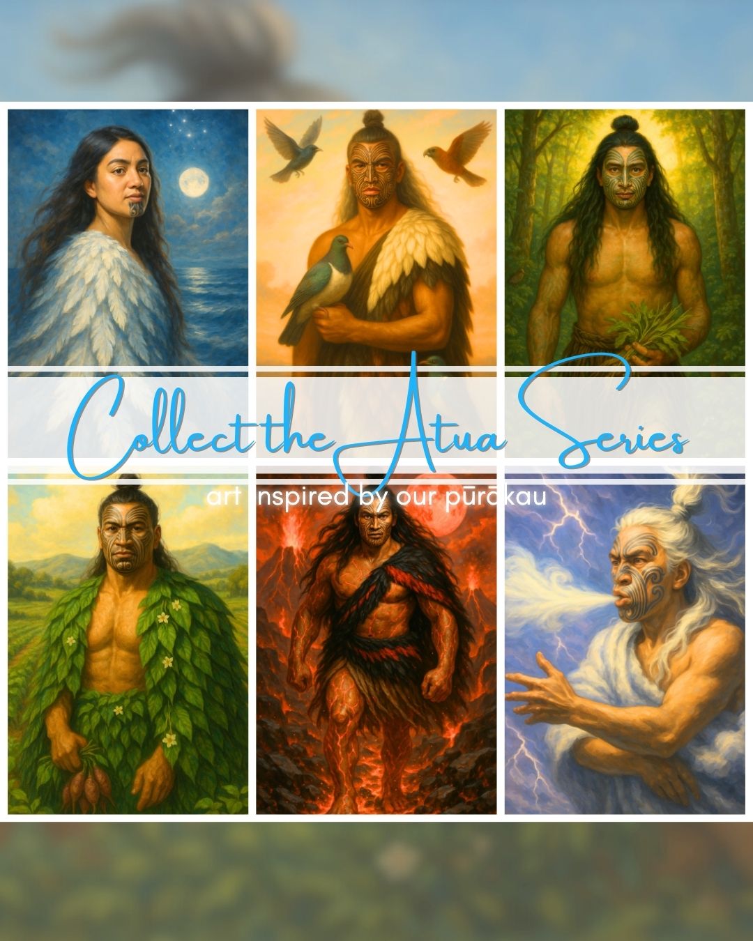 Rehua – (Star) God of Healing & Wellbeing | Māori Wall Art Print (Unframed)