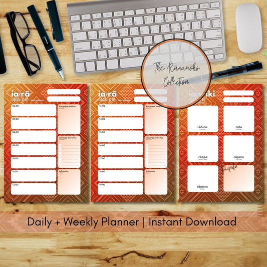 Rūaumoko-Insired Planner Bundle