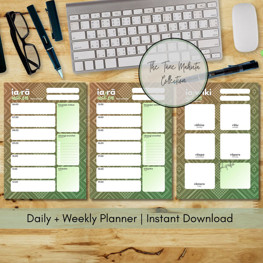 Tāne Mahuta-Insired Planner Bundle