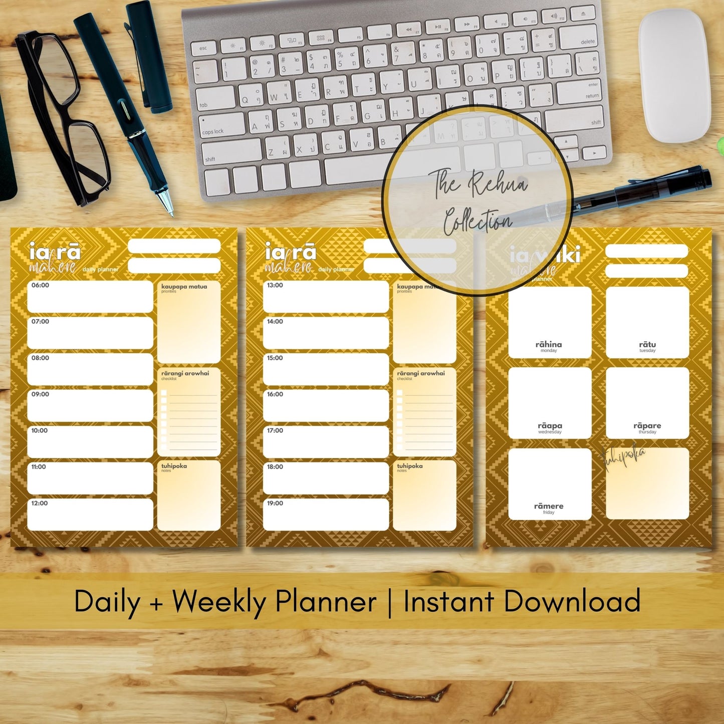 Rehua-Insired Planner Bundle