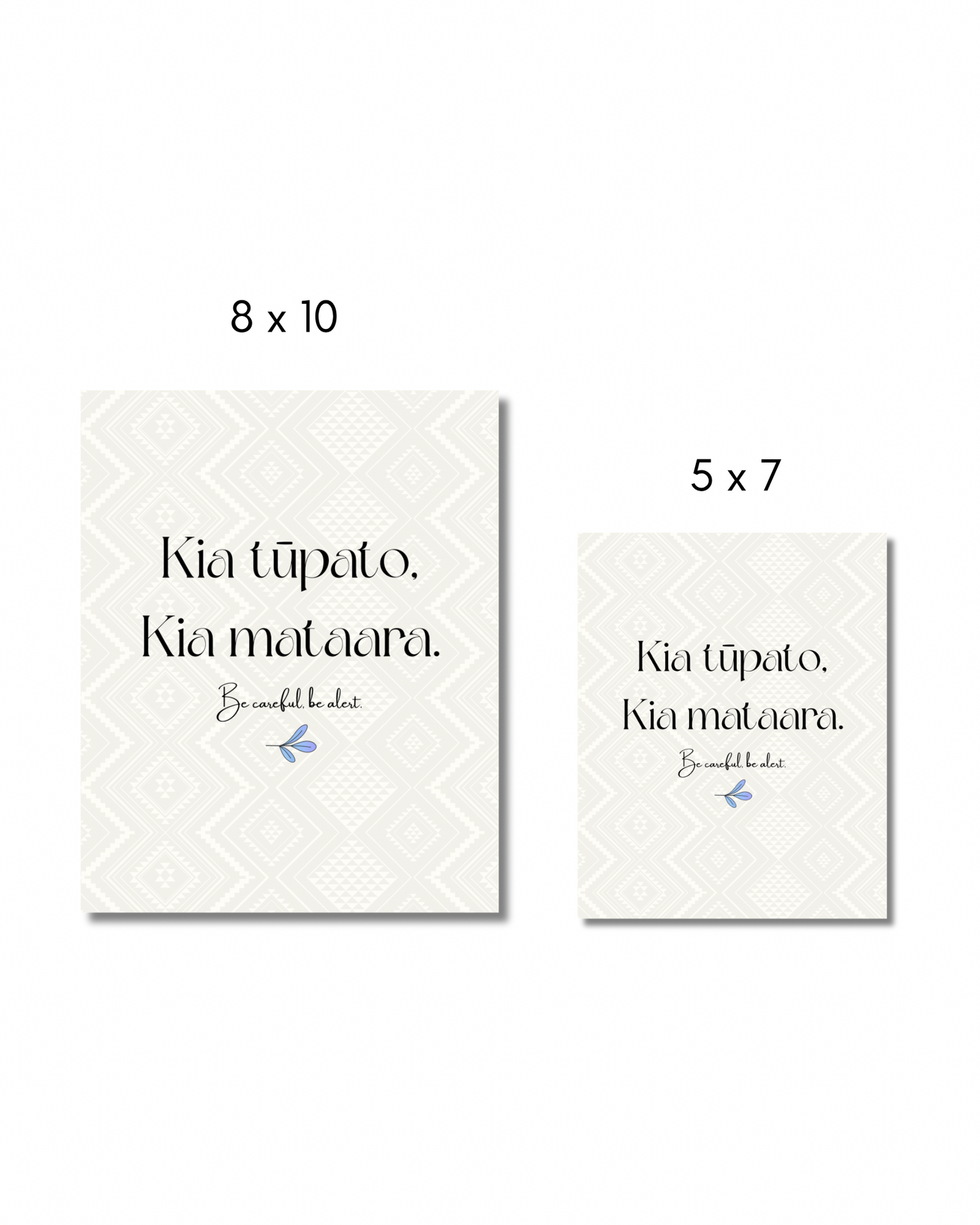 Whakataukī Māori | Kia tupato, kia mataara. | Instant download