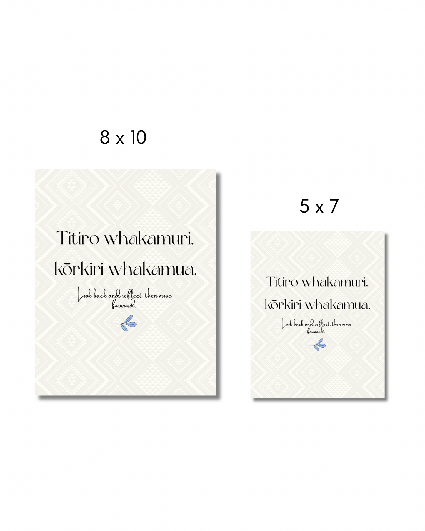 Whakataukī Māori |Titiro Whakamuri, Kōkiri Whakamua | Instant download